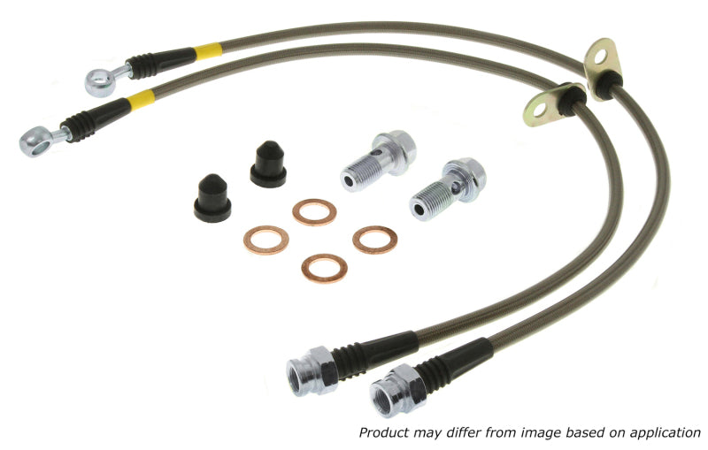 Stoptech 950.63506 StopTech Stainless Steel Rear Brake Line Kit