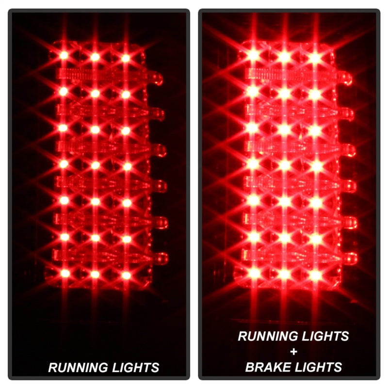 SPYDER 5013064 Xtune Hummer H3 06-09 ( Non H3T ) LED Tail Lights Smoke ALT-ON-HH306-LED-SM