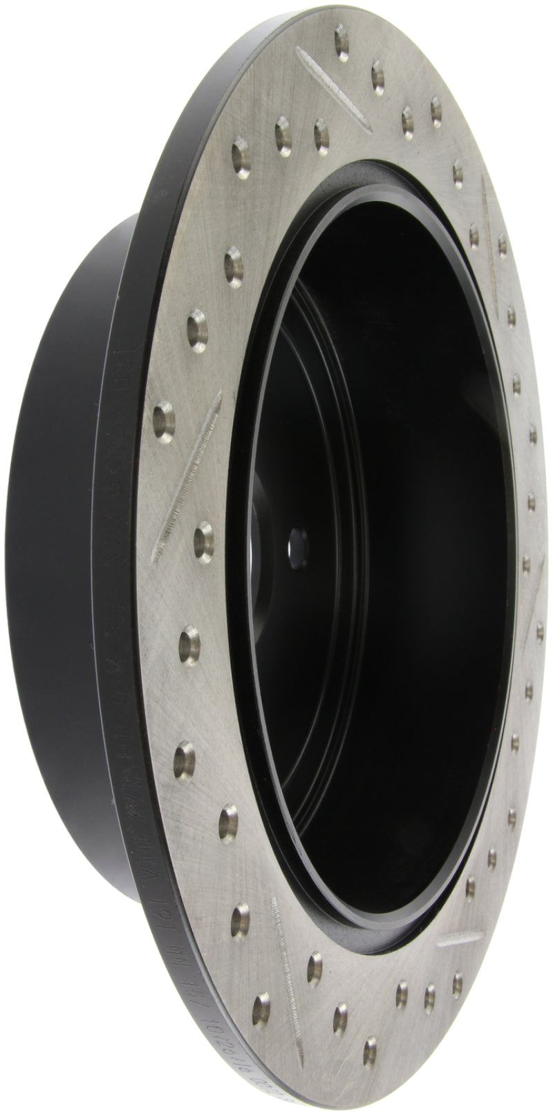Stoptech 127.47029R StopTech 08-10 Impreza WRX (Exc STi)/08-10 Impreza Coupe/Sedan Slotted & Drilled Right Rear Rotor
