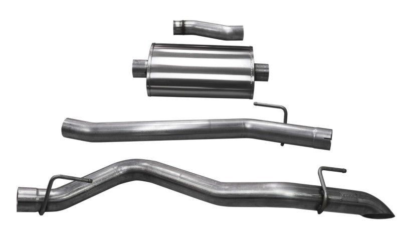 CORSA Performance 21061 Corsa 2020-2024 Jeep Gladiator JT 3.0in Cat-Back Single Side Exit w/ Turn Down Tip