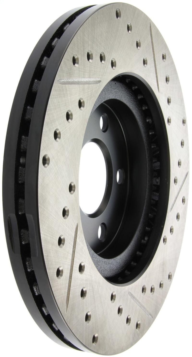 Stoptech 127.63053R StopTech 03-09 Chrysler PTCruiser Tur / 03-05 Dodge Neon SRT-4 Front Right Slotted & Drilled Rotor