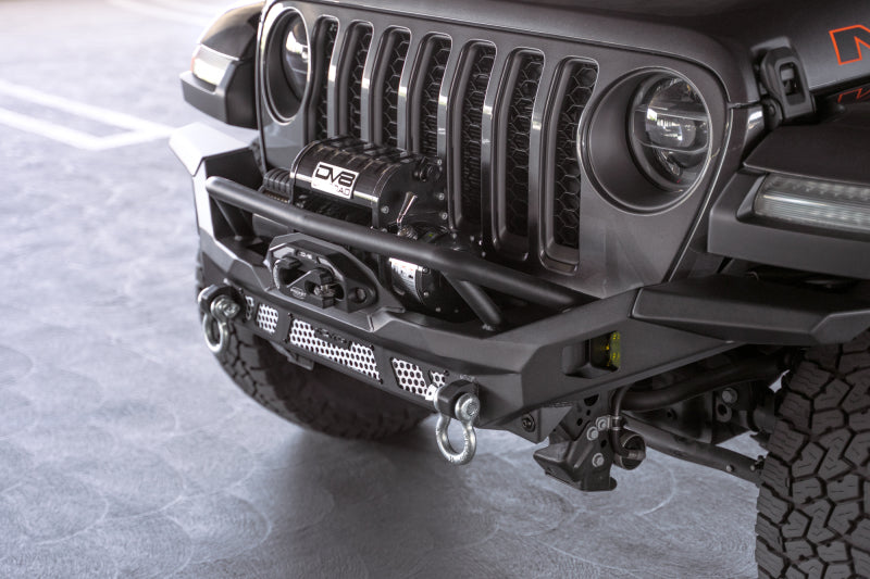 DV8 Offroad FBJL-12 07-18 Jeep Wrangler JK / 18-23 Wrangler JL / 20-23 Gladiator JT MTO Series Front Bumper