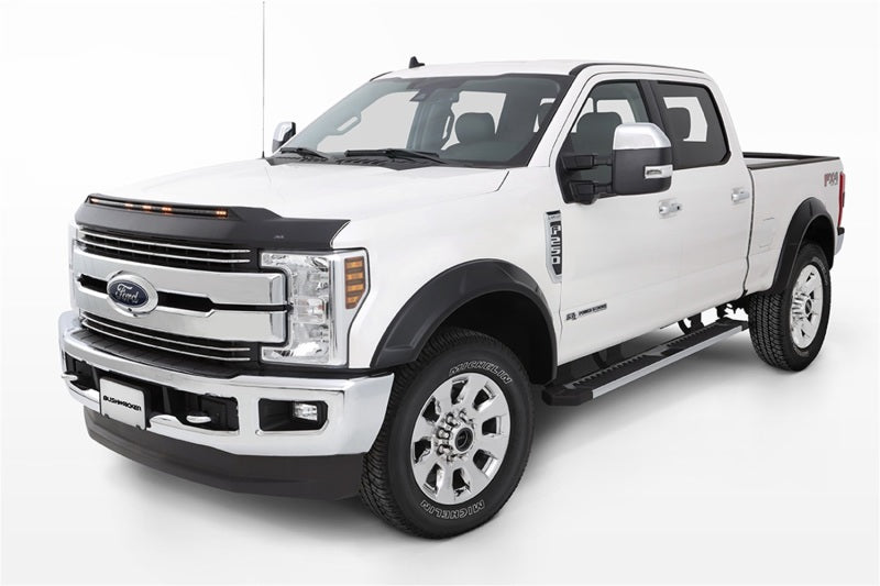 Bushwacker 20951-02 17-19 Ford F-250 Super Duty w/ 81.8in Bed DRT Style Flares 4pc - Black