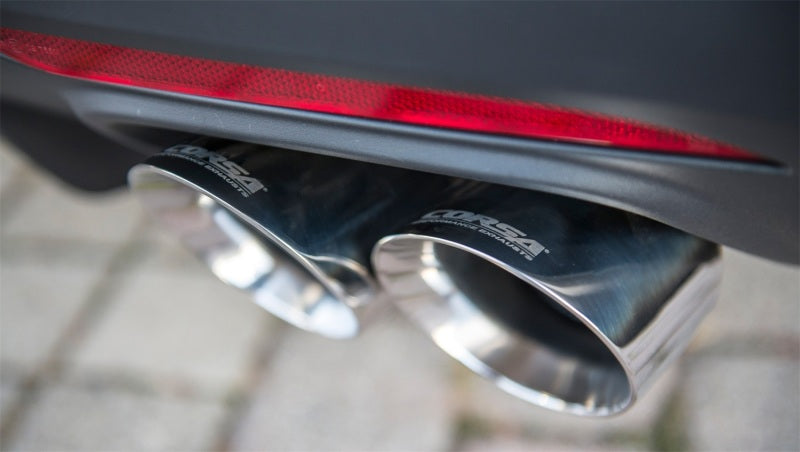 CORSA Performance 14335 Corsa 2015-2017 Ford Mustang GT 5.0 3in Cat Back Exhaust Polish Quad Tips (Xtreme)
