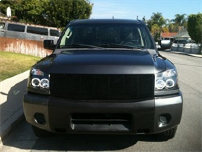 SPYDER 5030207 Spyder Nissan Titan 04-14/Armada 04-07 Projector Headlights CCFL Halo LED Blk PRO-YD-NTI04-CCFL-BK