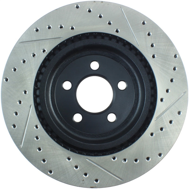 Stoptech 127.63061R StopTech 05-09 Chrysler 300 (5.7L V8 exc SRT-8) Front Right Slotted & Drilled Rotor