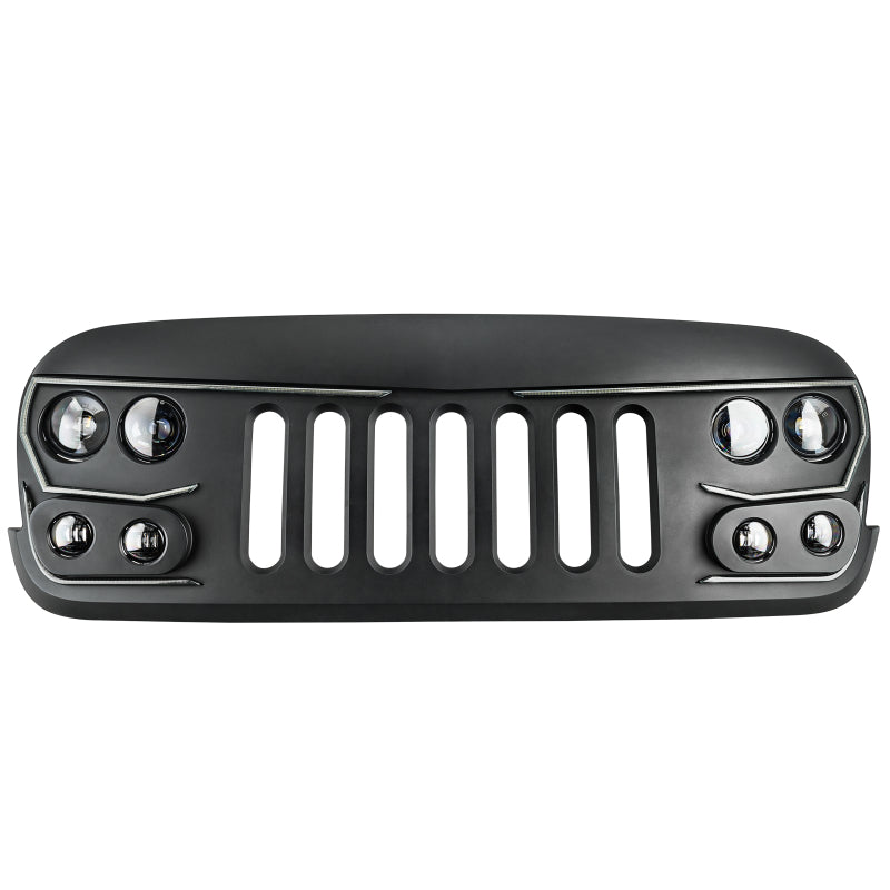 ORACLE Lighting 5817-PRO Oracle VECTOR Series Full LED Grille - Jeep Wrangler JK - NA SEE WARRANTY
