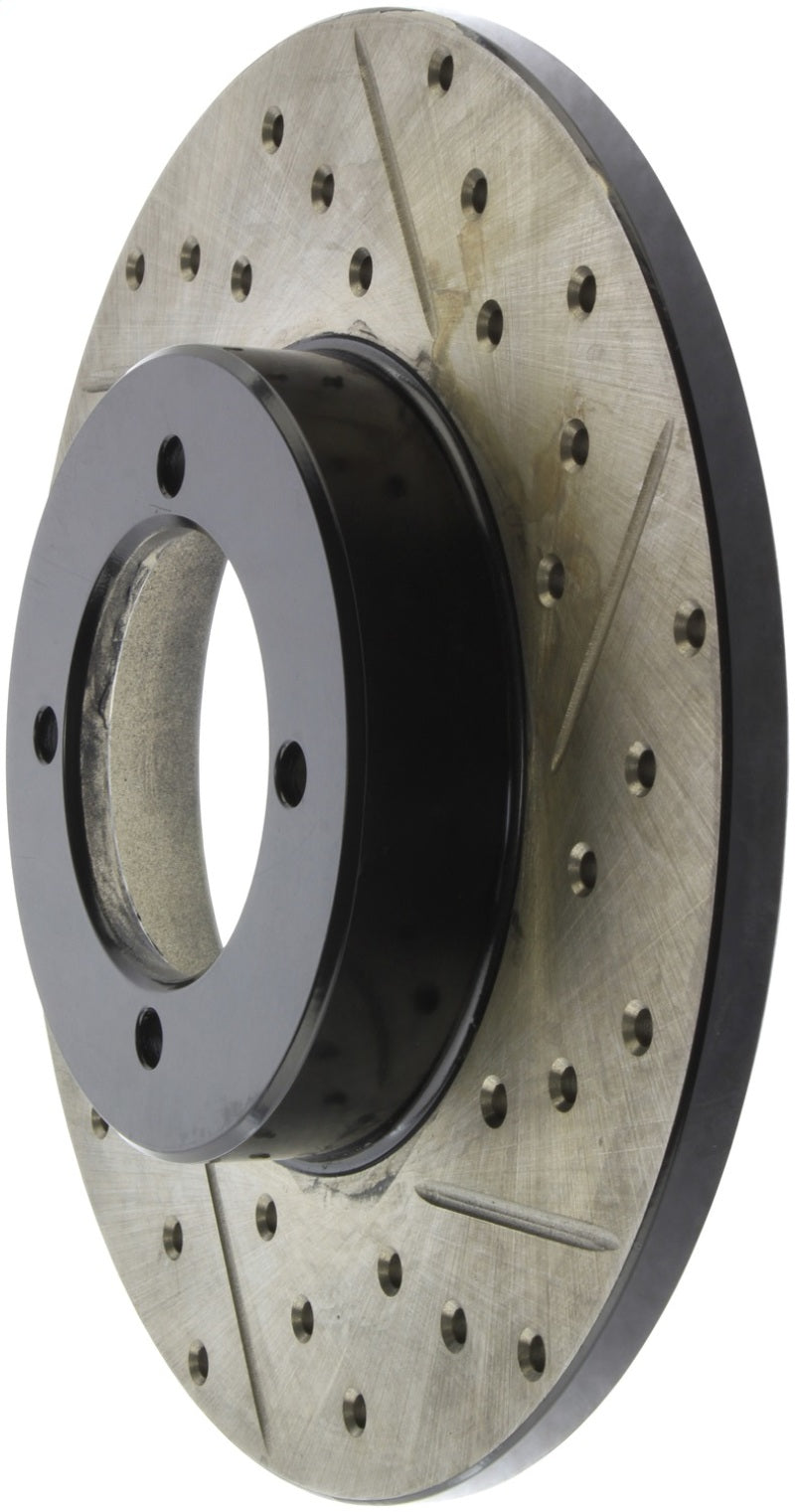 Stoptech 127.42004L StopTech Slotted & Drilled Sport Brake Rotor