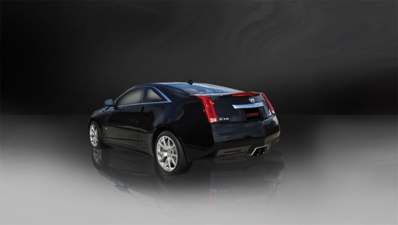 CORSA Performance 14942BLK Corsa 2011-2015 Cadillac CTS Coupe V 6.2L V8 Black Sport Axle-Back Exhaust