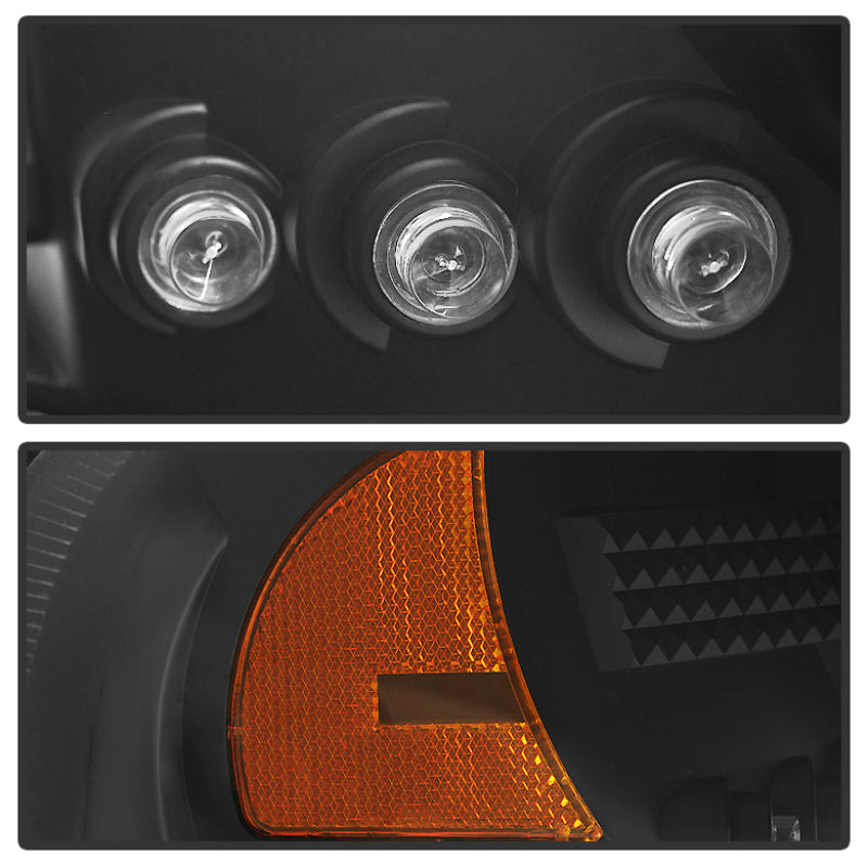 SPYDER 5009357 Spyder GMC Sierra 1500/2500/3500 99-06 Projector Headlights LED Halo LED Black PRO-YD-CDE00-HL-BK