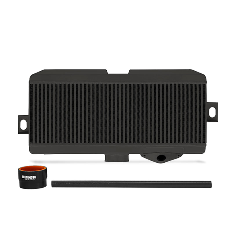 Mishimoto MMTMIC-STI-08BKBK Subaru 08-15 WRX STi Top-Mount Intercooler Kit - Powder Coated Black & Black Hoses