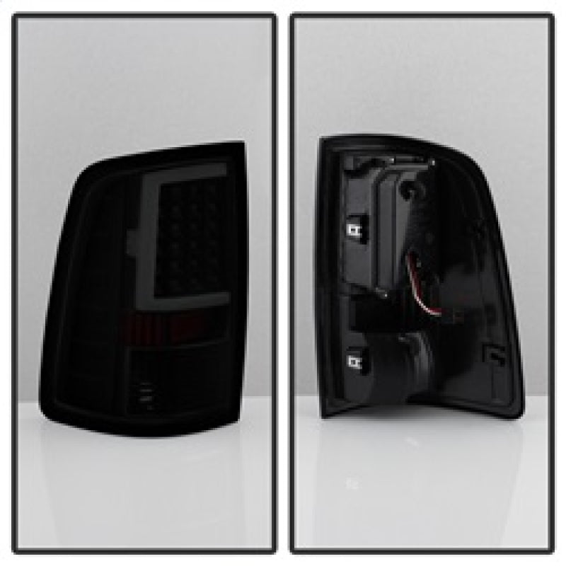 SPYDER 9038488 xTune 09-18 Dodge RAM 1500 LED Tail Lights - Black Smoke (ALT-ON-DR09-LBLED-BSM)