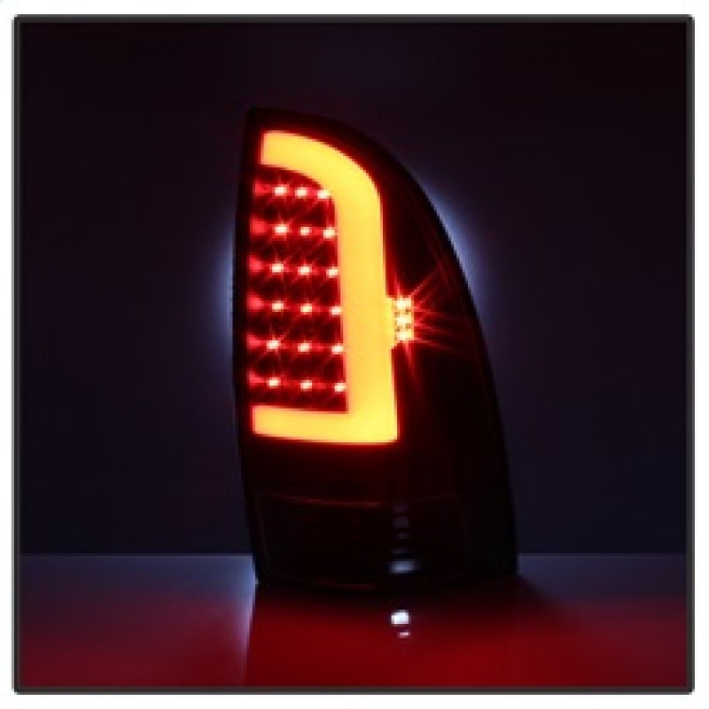 SPYDER 5082121 xTune Toyota Tacoma 05-15 Tail Lights - Light Bar LED - Black ALT-ON-TT05-LBLED-BK
