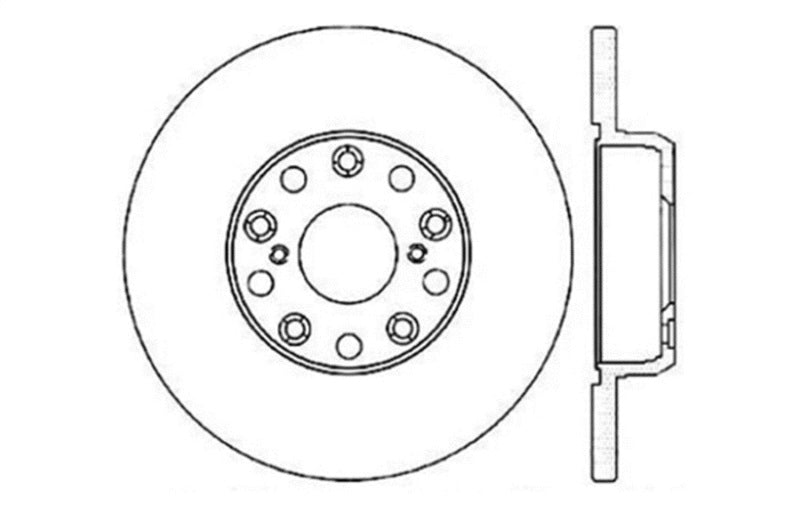 Stoptech 127.44090L StopTech 00-05 Lexus IS300 / 02-09 Lexus SC430 / 98-05 GS300/GS350/GS400/GS430/GS450H SportStop Slo