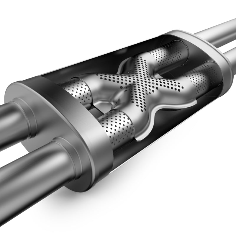 Magnaflow 15305 MagnaFlow 14 Toyota Tundra V8 4.6L/5.7L Stainless Cat Back Exhaust Dual Split Rear Exit