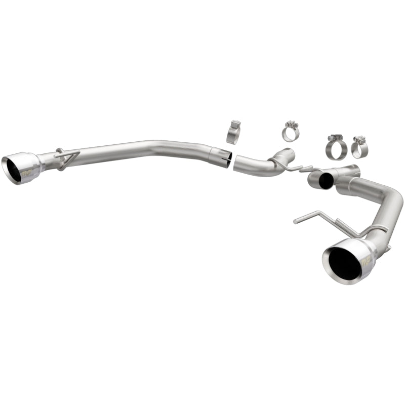 Magnaflow 19345 MagnaFlow 2015-2017 Ford Mustang V6 3.7L Race Series Axle Back w/ Dual Polished Tips