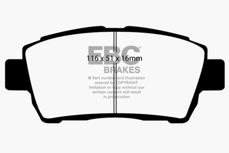 EBC DP31295C 11-15 Scion IQ 1.3 Redstuff Front Brake Pads