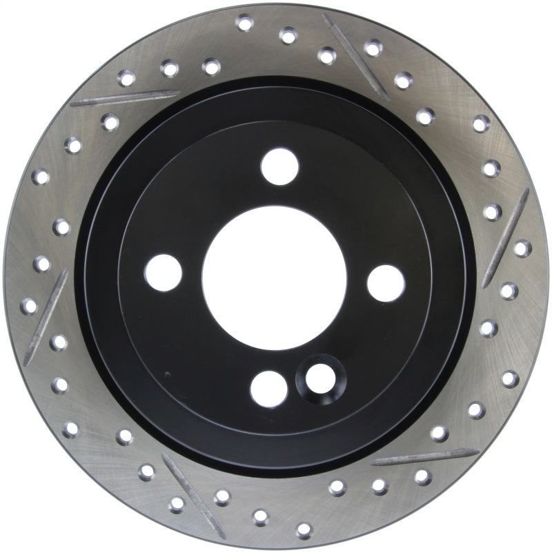 Stoptech 127.34094L StopTech 07-09 Mini Coooper/Cooper S Slotted & Drilled Left Rear Rotor