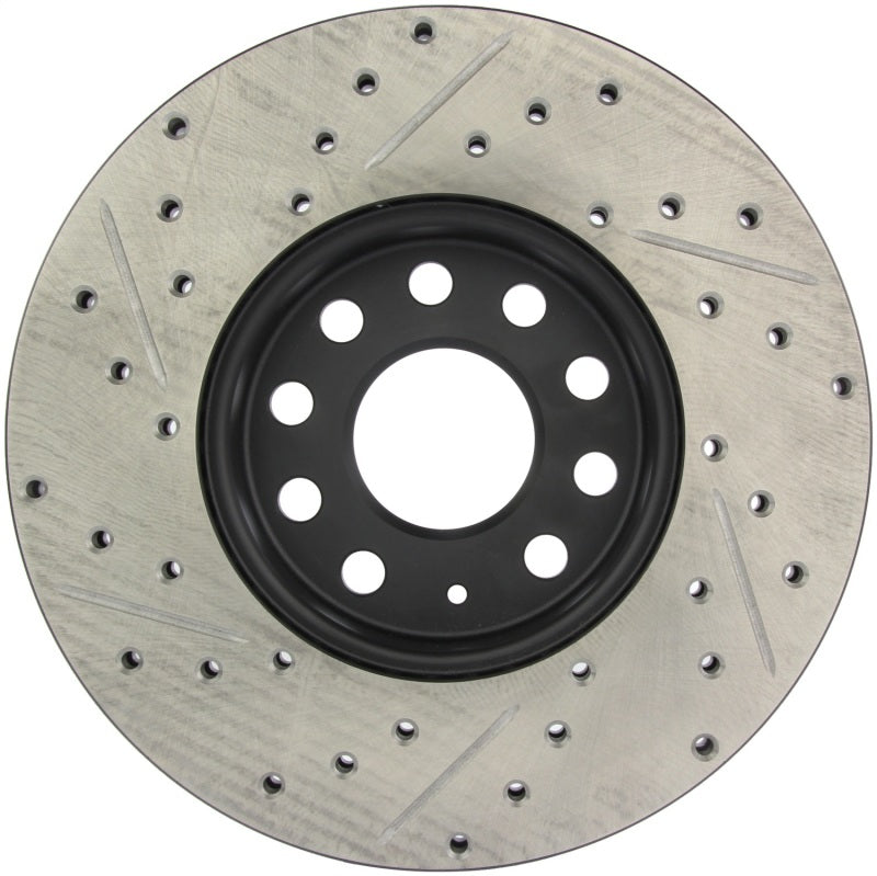 Stoptech 127.33110L StopTech Slotted & Drilled Sport Brake Rotor