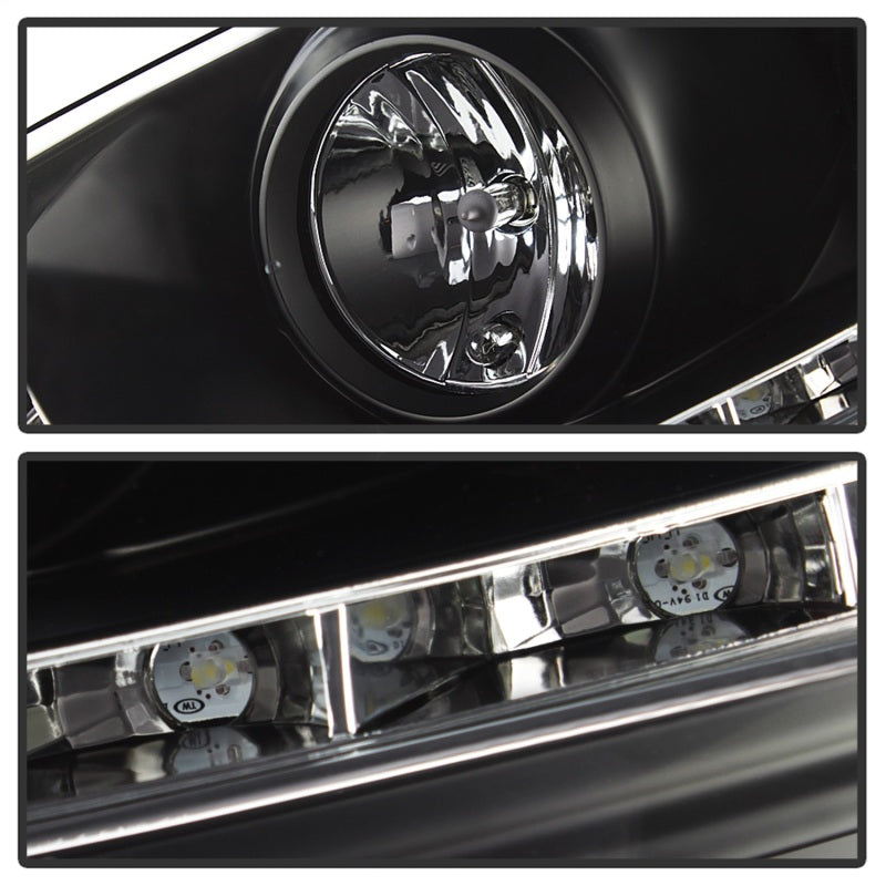 SPYDER 5017529 Spyder Volkswagen GTI 06-09/Jetta 06-09 Xenon/HID Model Only - DRL Black PRO-YD-VG06-HID-DRL-BK