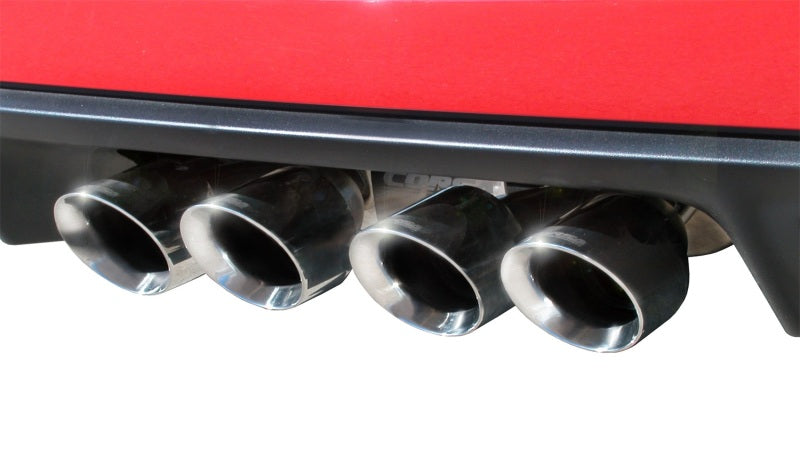 CORSA Performance 14470 Corsa 2009-2013 Chevrolet Corvette C6 6.2L V8 Polished Xtreme Axle-Back Exhaust