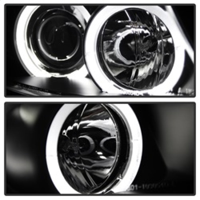 SPYDER 5009005 Spyder BMW E90 3-Series 06-08 Projector LED Halo Amber Reflctr Rplc Bulb Blk PRO-YD-BMWE9005-AM-BK
