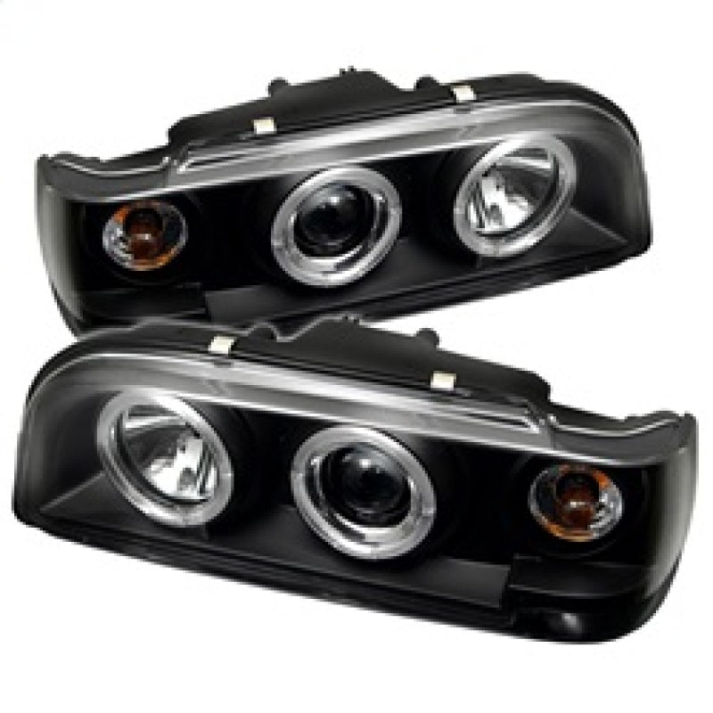SPYDER 5012289 Spyder Volvo 850 93-97 Projector Headlights LED Halo Black High H1 Low H1 PRO-YD-VO85092-HL-BK