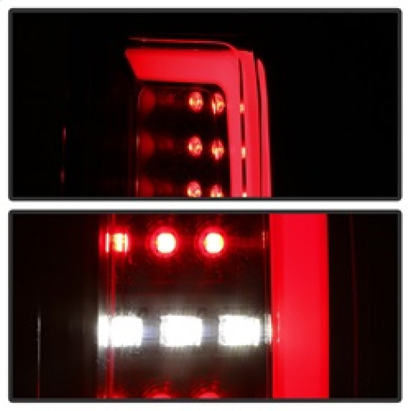 SPYDER 5085252 Spyder Chevy Colorado 2015-2017 Light Bar LED Tail Lights - Black Smoke ALT-YD-CCO15-LED-BSM