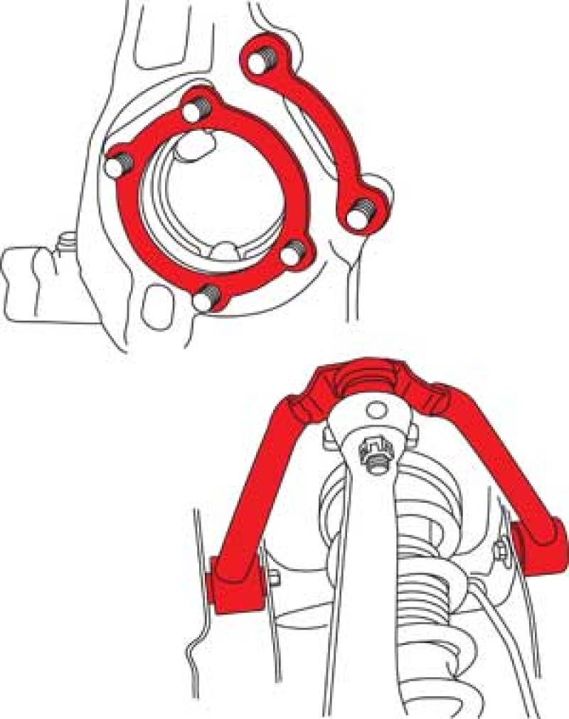 SPC Performance 72123 03-08 Nissan 350Z/03-07 Infiniti G35 Front Adjustable Control Arms