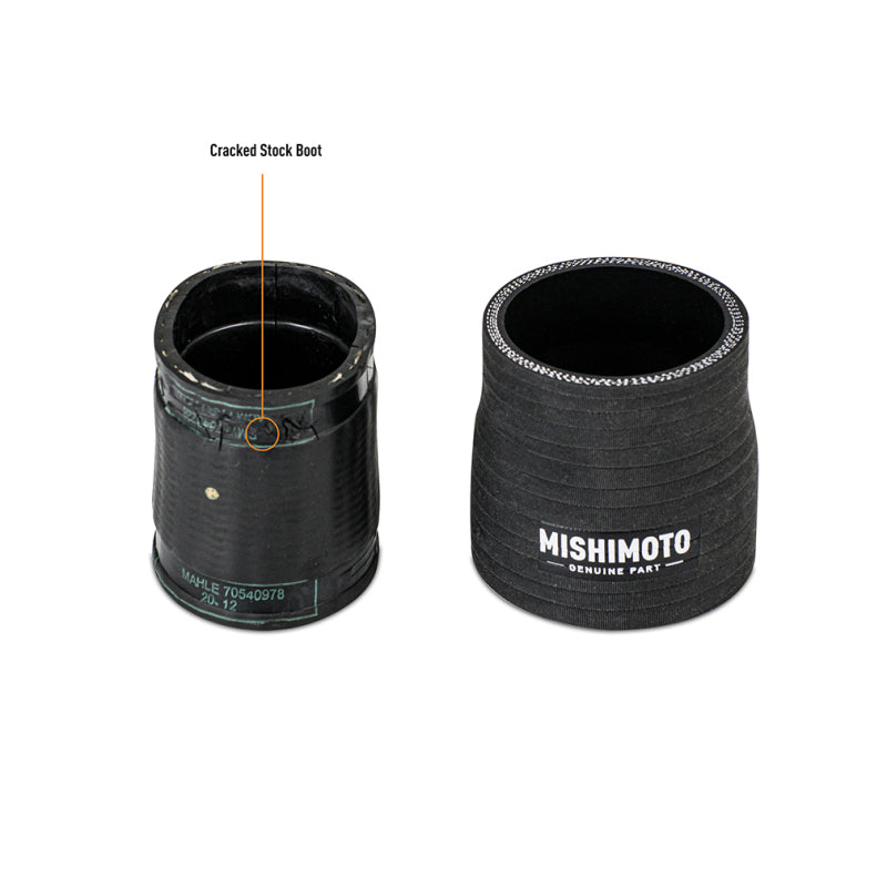 Mishimoto MMICP-F10-12MWBK 12-16 BMW F10 M5 Intercooler Pipe Kit Micro Wrinkle Black