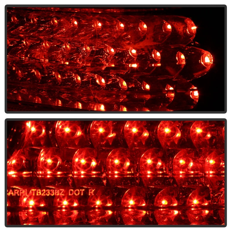 SPYDER 5020659 Xtune Mercedes Benz W210 E-CLASS 96-02 LED Tail Lights Red Smoke ALT-CL-MBW210-LED-RSM