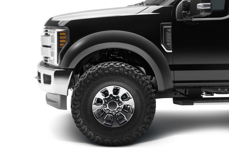Bushwacker 20943-02 17-18 Ford F-250 Super Duty Extend-A-Fender Style Flares 4pc - Black
