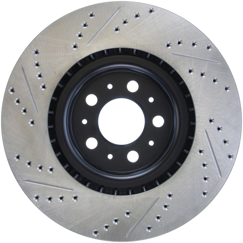 Stoptech 127.39035L StopTech Slotted & Drilled Sport Brake Rotor