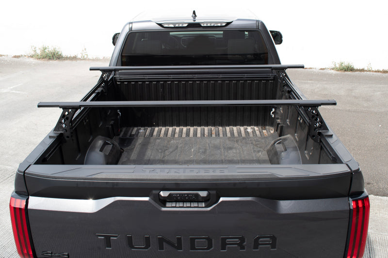 Go Rhino 5935001T 15-22 Ford F-150 / 19-22 RAM 1500 / 07-21 Toyota Tundra XRS Cross Bars Kit - Tex. Blk