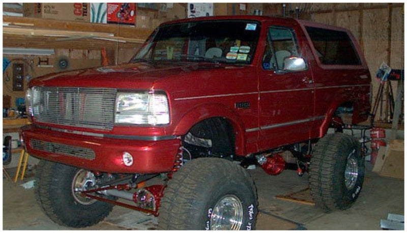 Bushwacker 20904-11 92-96 Ford F-150 Styleside Extend-A-Fender Style Flares 4pc 81.0/96.0in Bed - Black