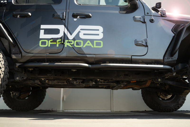 DV8 Offroad SRJL-08 18-23 Jeep Wrangler JL 4 Door Body/Pinch Weld Mounted Step