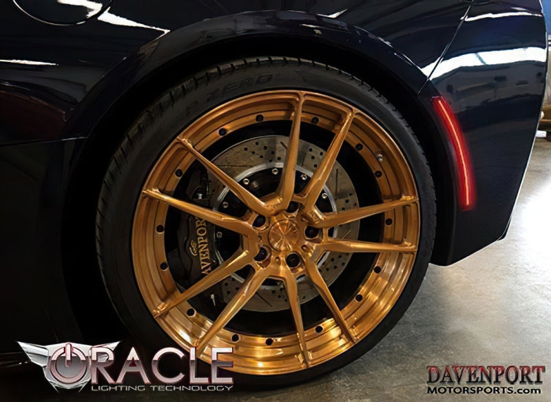 ORACLE Lighting 2392-020 Oracle Chevrolet Corvette C7 Concept Sidemarker Set - Tinted - No Paint SEE WARRANTY