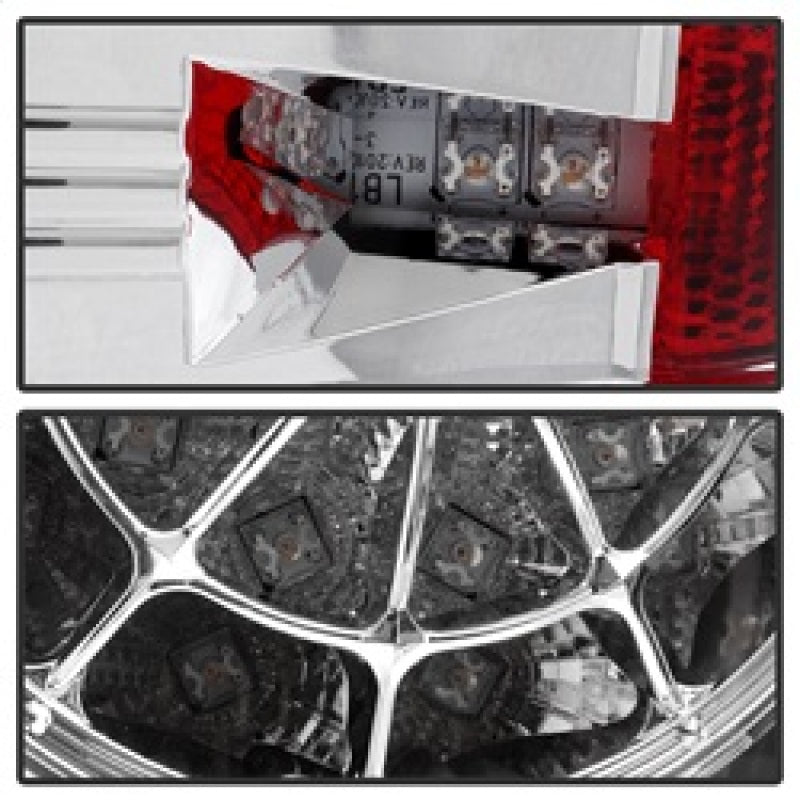SPYDER 5029591 Spyder Toyota Tundra 07-13 LED Tail lights Chrome ALT-YD-TTU07-LED-C