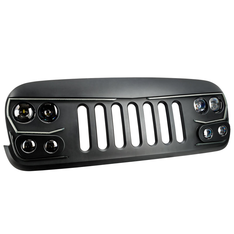 ORACLE Lighting 5817-PRO Oracle VECTOR Series Full LED Grille - Jeep Wrangler JK - NA SEE WARRANTY