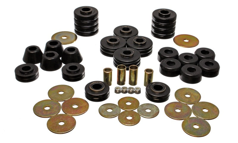 Energy Suspension 3.4105G 73-95 K5 Blazer Black Body(cab) Mount Set