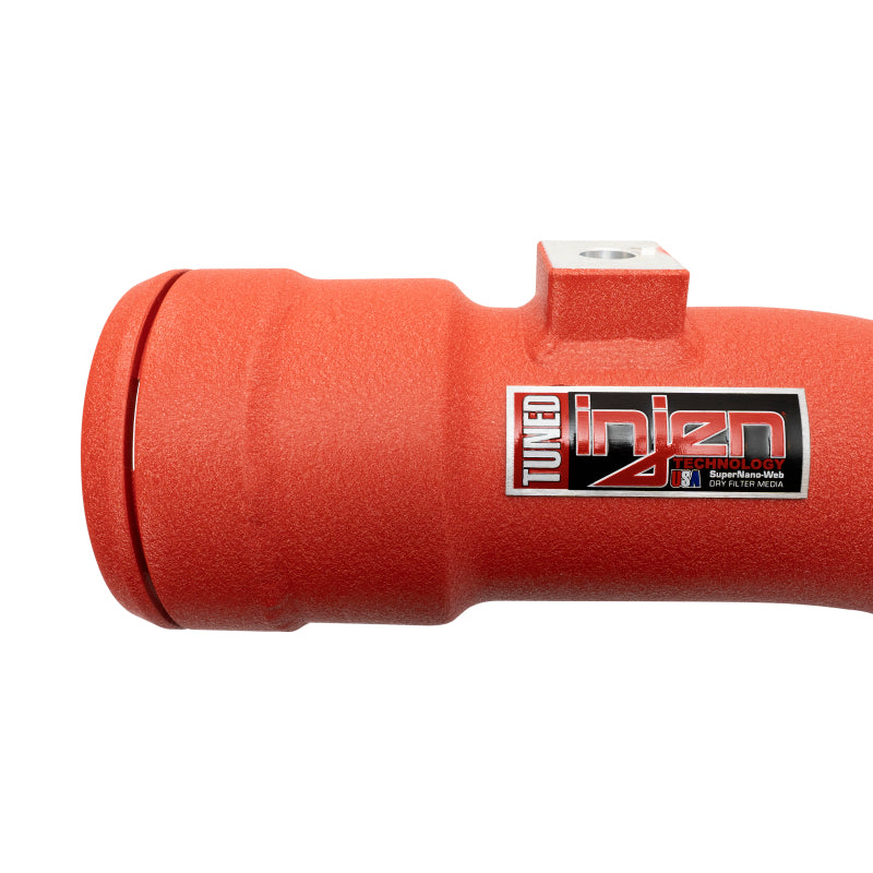 Injen SES9004ICPCWR 17-22 Ford F250/F/350/F-450/F-550 V8-6.7L Turbo Diesel Wrnkl Red Intercooler Cold Side Piping