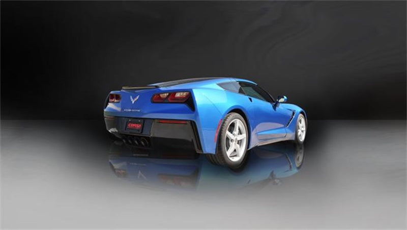 CORSA Performance 14764BLK Corsa 2014-2019 Corvette C7 Coupe 6.2L V8 AT/MT 2.75in Valve-Back Dual Rear Exit Black Sport Exhaust