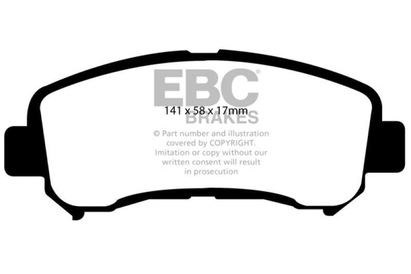 EBC DP41954R 14+ Nissan Juke 1.6 Turbo Nismo RS Yellowstuff Front Brake Pads