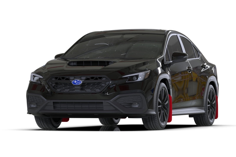Rally Armor MF92-UR-RD/BLK 2022 Subaru WRX Red UR Mud Flap w/ Black Logo