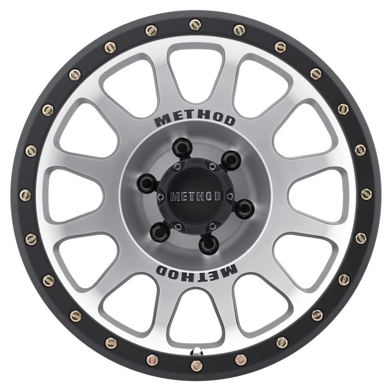 Method Wheels MR30589060300 Method MR305 NV 18x9 0mm Offset 6x5.5 108mm CB Machined/Black Street Loc Wheel