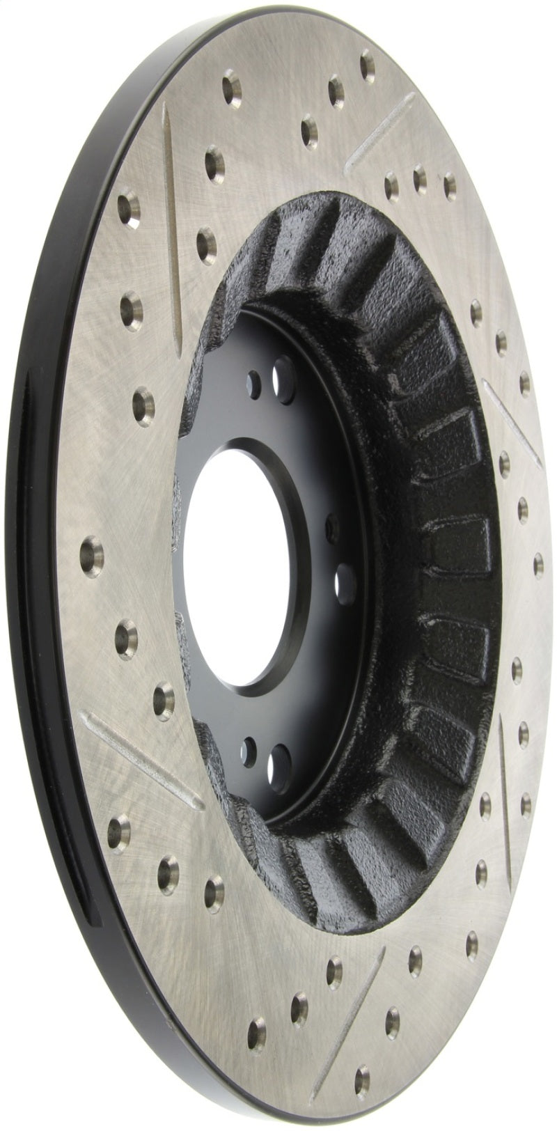 Stoptech 127.40050L StopTech 00-09 S2000 Slotted & Drilled Left Rear Rotor