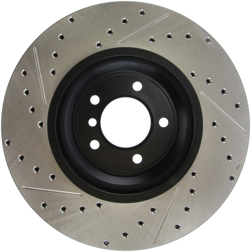 Stoptech 127.34093L StopTech 07-09 BMW 335 (E90/E92/E93) Slotted & Drilled Left Front Rotor