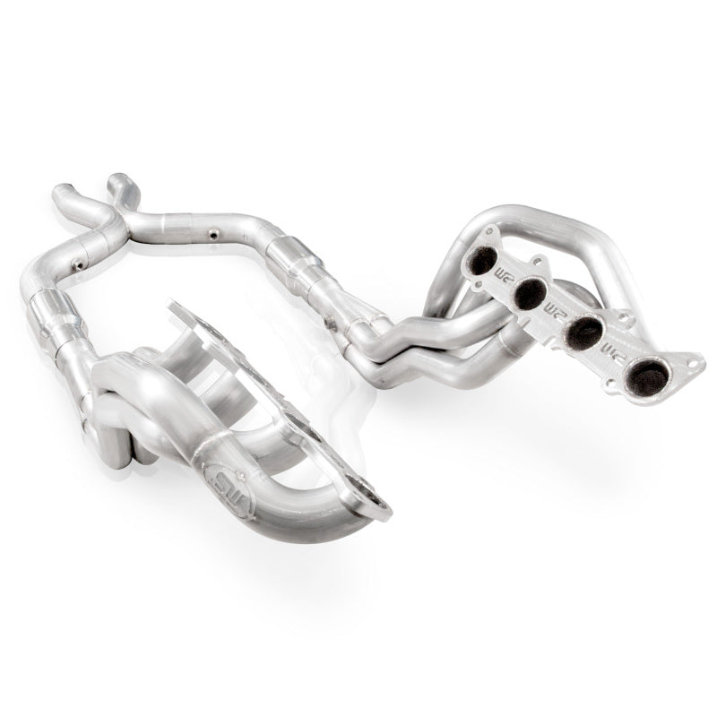 Stainless Works M11HDRCATX 2011-14 Mustang GT Headers 1-7/8in Primaries High-Flow Cats 3in X-Pipe