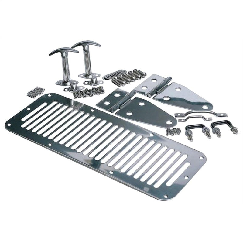 Rampage 7499 1978-1983 Jeep CJ5 Hood Set - Stainless