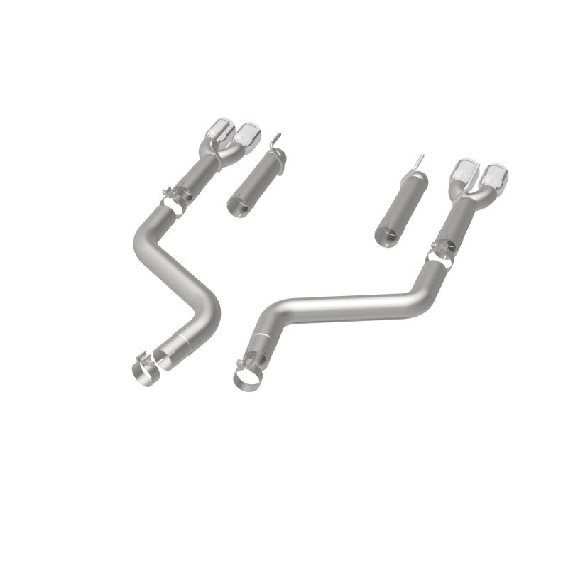 Magnaflow 19206 MagnaFlow Axle-Back, SS, 3in, Quad Split Rear 3.5 Tips 2015 Dodge Challenger incl SRT Hellcat